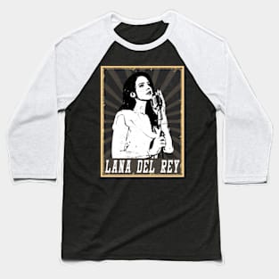 80s Style Lana Del Rey Baseball T-Shirt